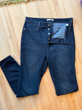 Lauren Conrad High-Rise Black Button-Fly Women’s Jeans